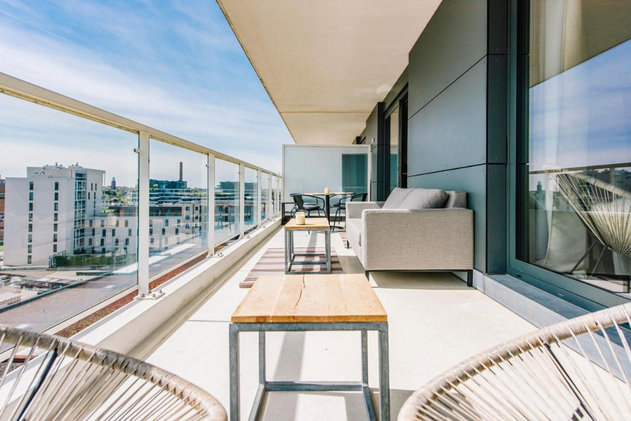 Shs Homes-Luxe Highrise, 2 Bedrooms, Kitchen, Free Parking, Stunning View, Large Tarrasse, Workspace Άσσελτ Εξωτερικό φωτογραφία